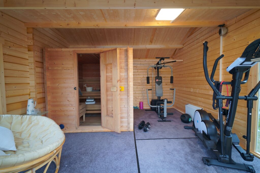 Sauna Fitnessraum